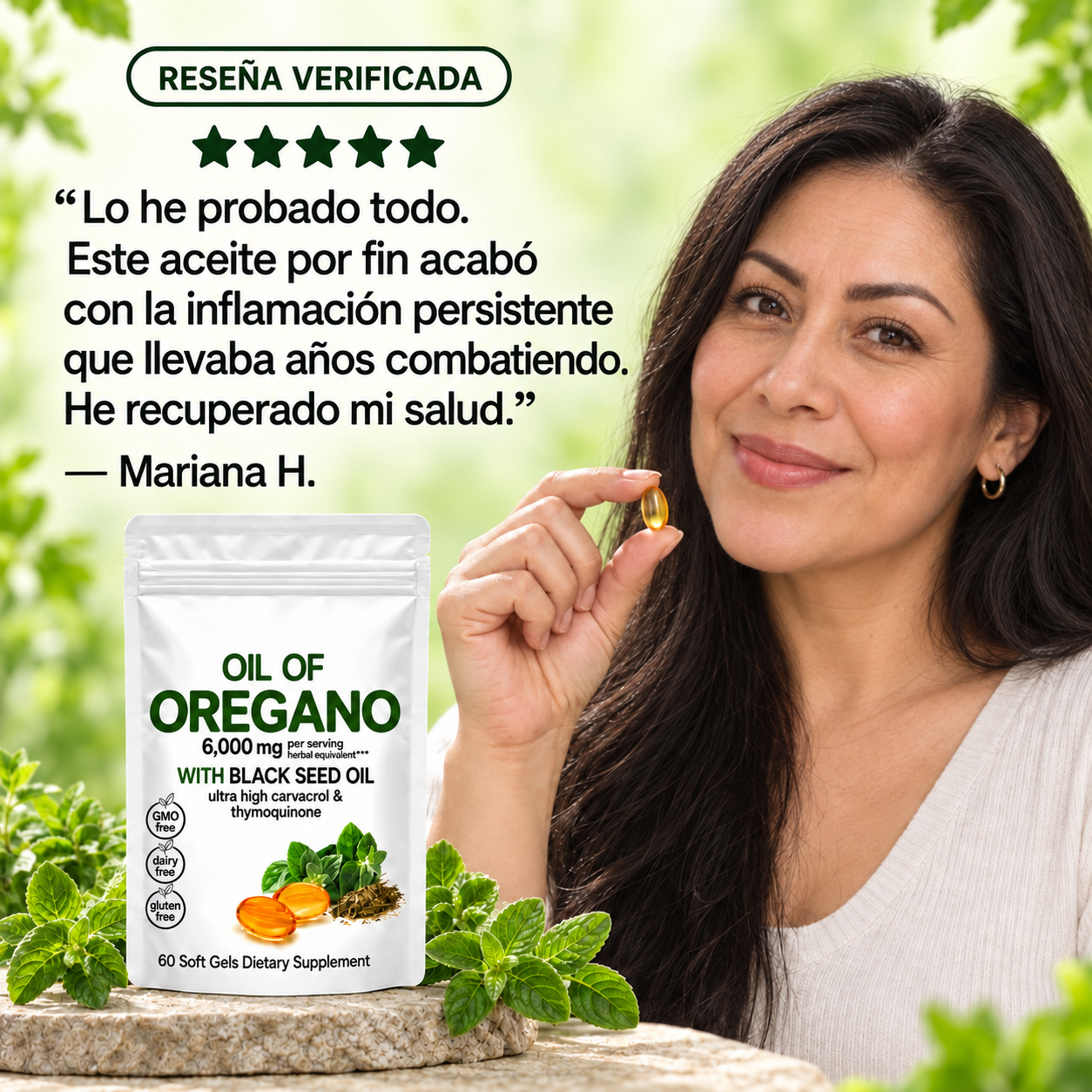 Aceite de Orégano y Semillas Negras